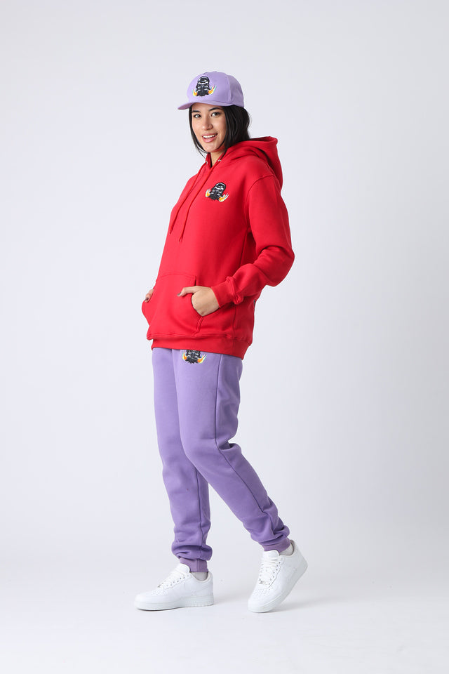 Cherry Blaze Small Logo Pullover Hoodie