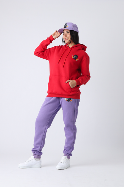 Cherry Blaze Small Logo Pullover Hoodie