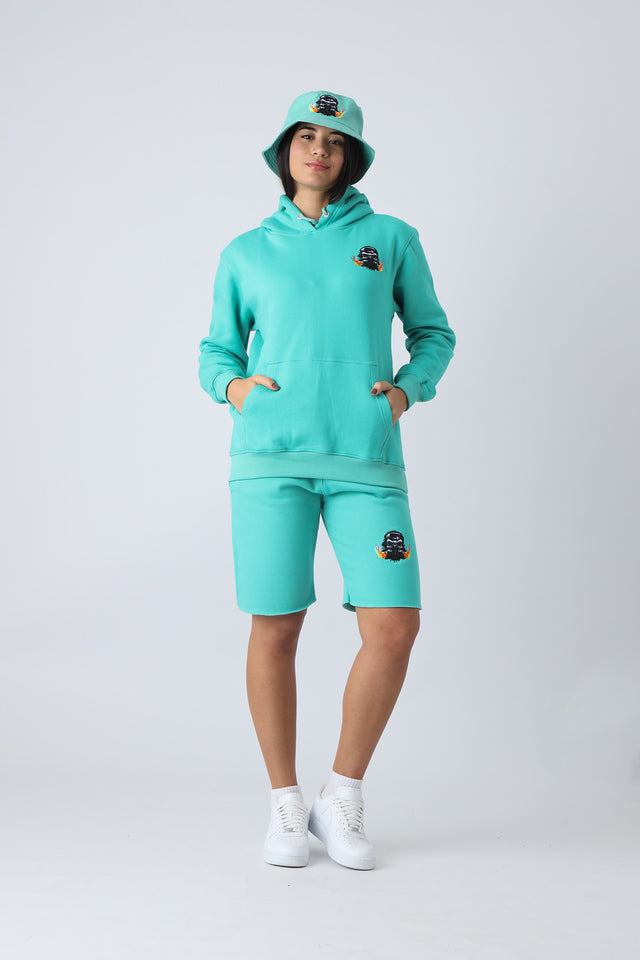 Icy Exhale Small Logo Pullover Hoodie