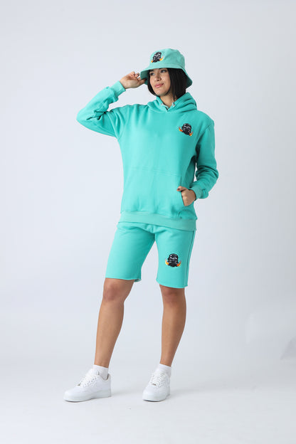 Icy Exhale Small Logo Pullover Hoodie