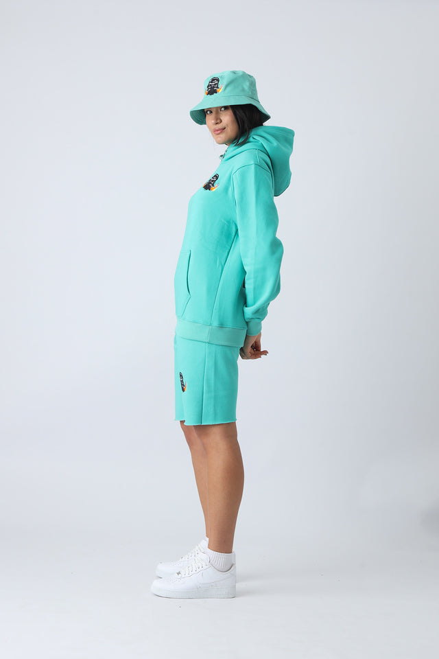 Icy Exhale Small Logo Pullover Hoodie