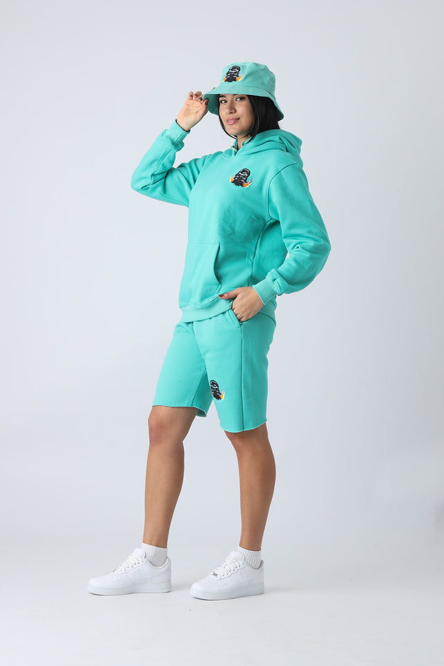 Icy Exhale Small Logo Pullover Hoodie